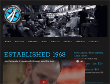 Tablet Screenshot of joesbarbershopchicago.com